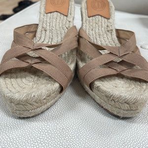 Stubbs & Wootton Tan Espadrille Sandals